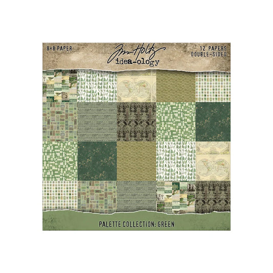Tim Holtz Palette Collection: Green 8x8"