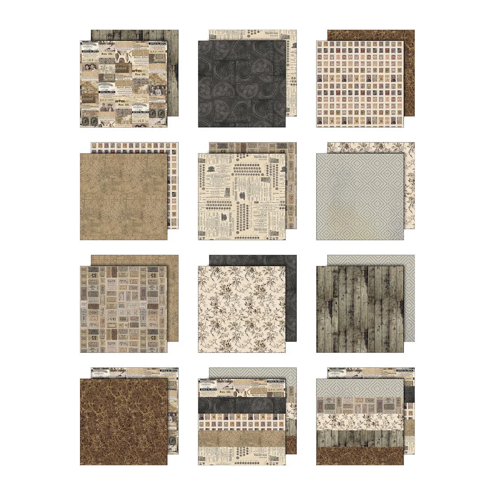 Tim Holtz Idea-ology Palette Collection Neutral 12x12"