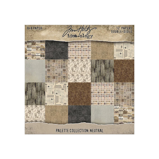 Tim Holtz Palette Collection Neutral 8x8"