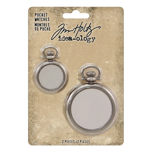 Tim Holtz Idea-Ology Findings, Pocket Watches