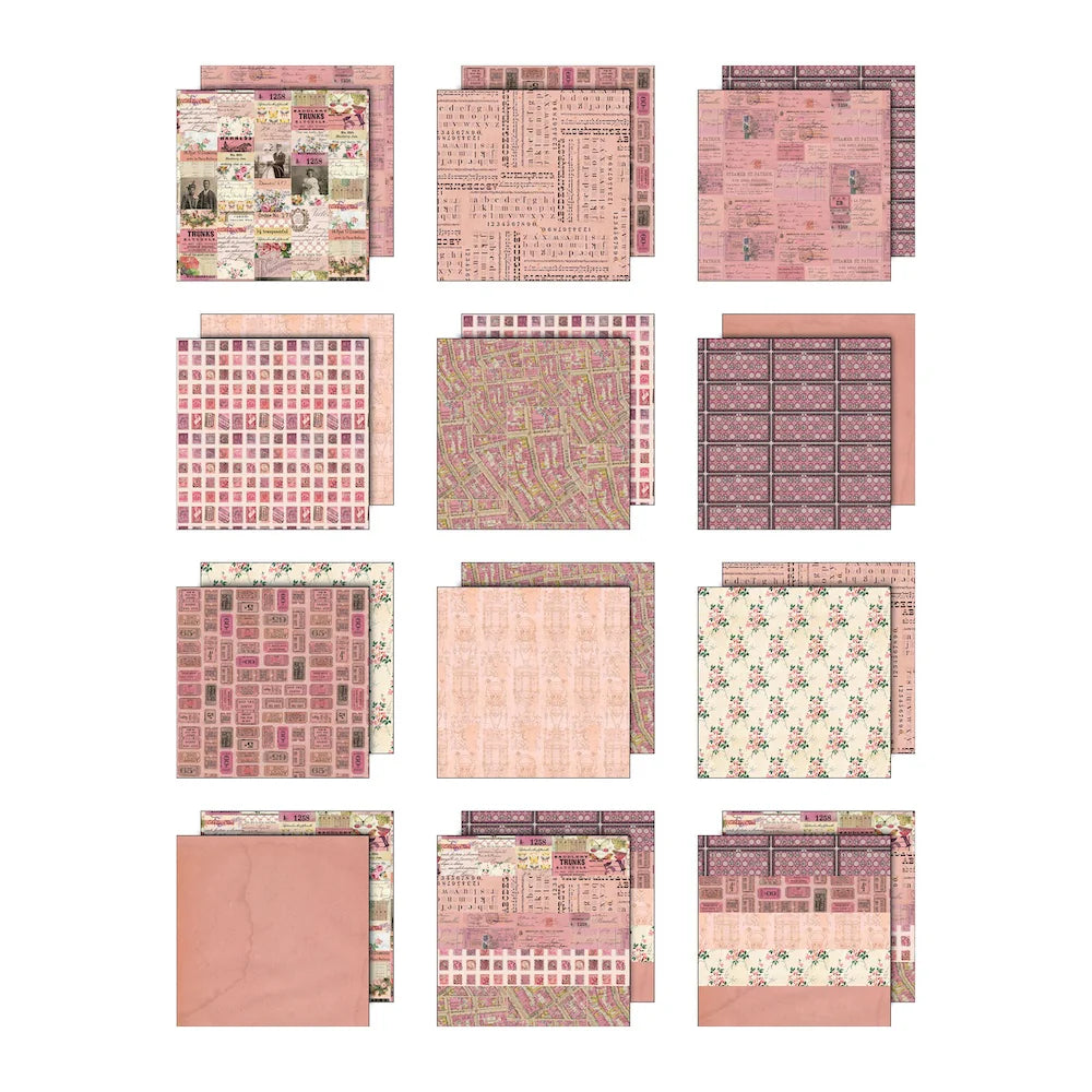 Tim Holtz Idea-ology 12x12" Palette Collection: Pink