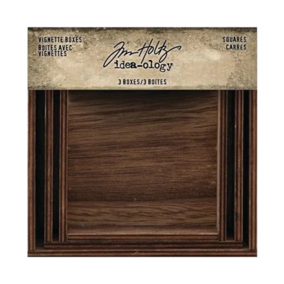 Tim Holtz Idea-ology Vignette Boxes 3 Boxes
