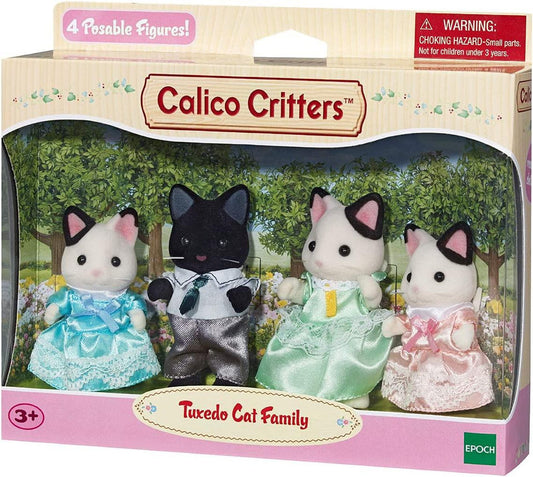 Calico Critters ~ Tuxedo Cat Family