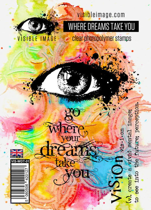 Visible Image Where Dreams Take You Stamp