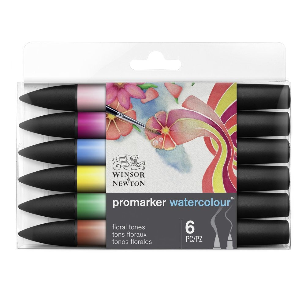 Winsor & Newton Promarker Watercolour Set - Floral Tones