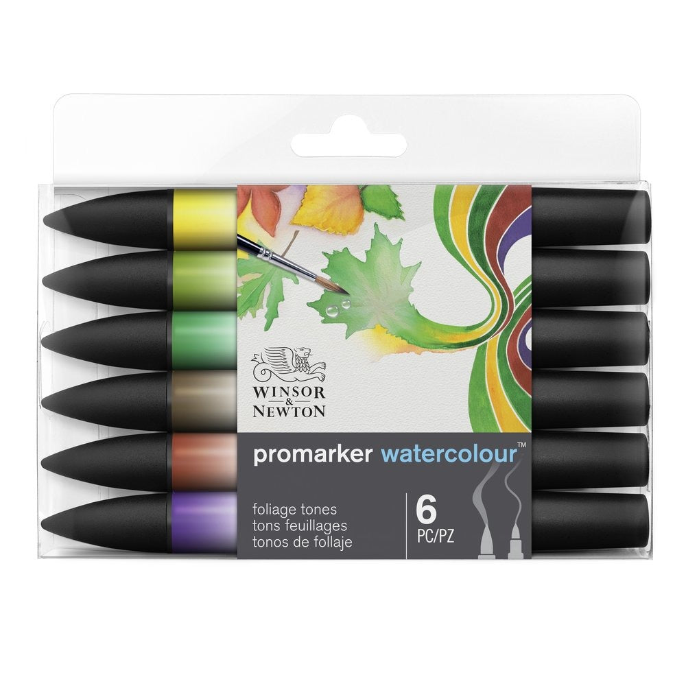 Winsor & Newton Promarker Watercolour Set - Foliage Tones