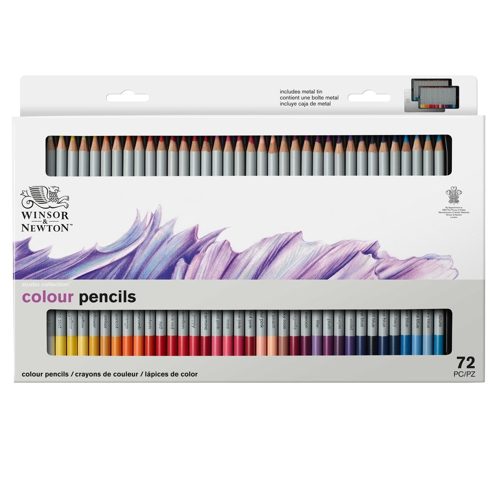 Winsor & Newton - Colored Pencil Set 72 Pc