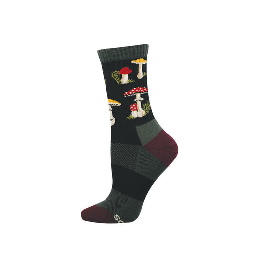 Ladies Compass Wool Forage The Forest Black Crew