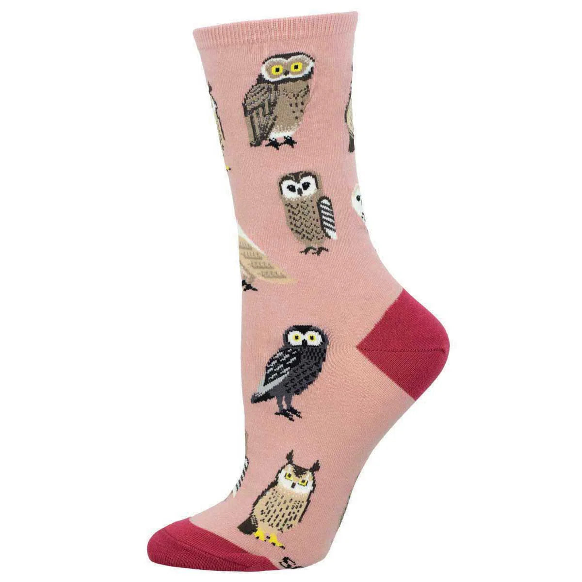 Ladies Parliament Of Owls Pink Crew