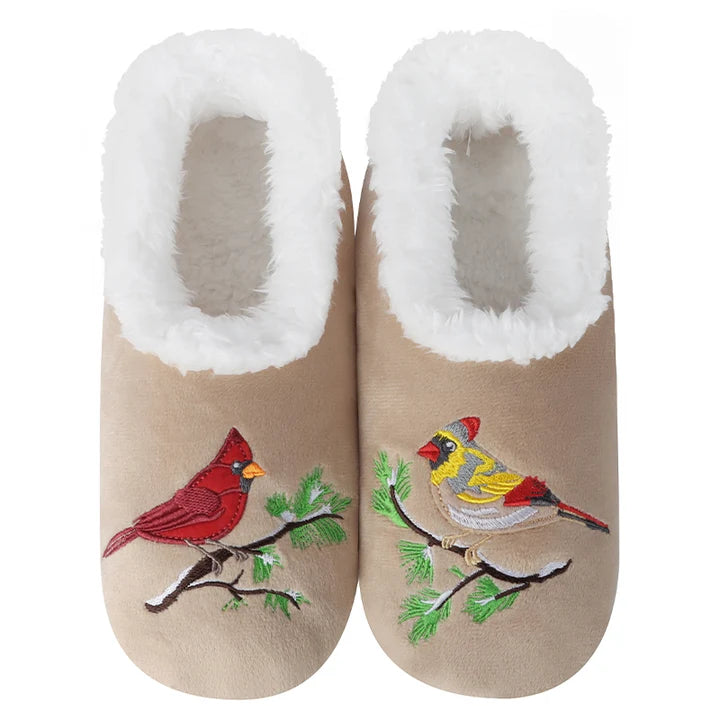 Snoozies! - Women's Tan Cardinal Slippers - Size Variety