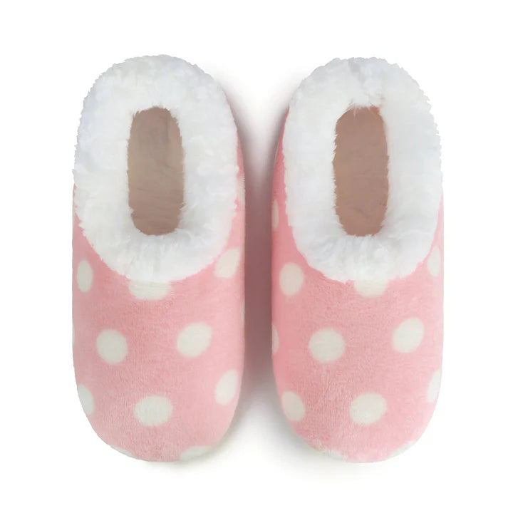 Snoozies! - Women's Polka Dots Pink - Size Variety