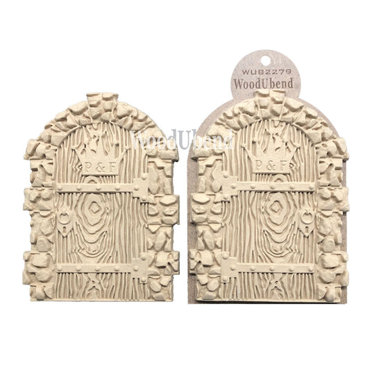 WoodUbend - Set Of Medieval Doors wub2279