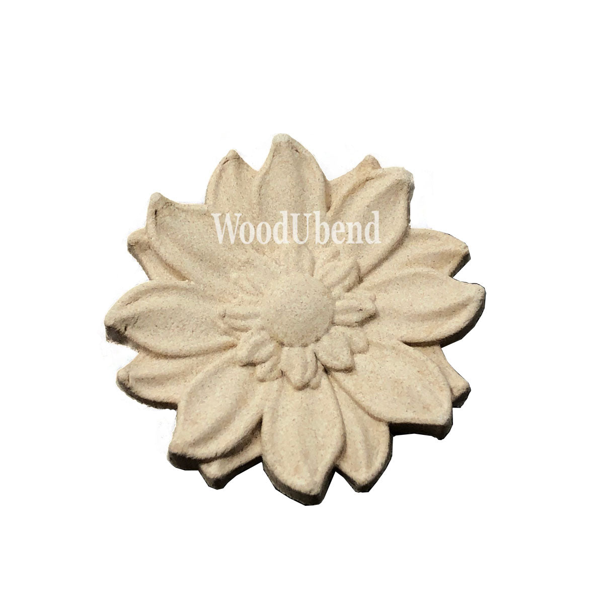 WoodUbend - 5 Pack Rounded Petal Flowers wub354