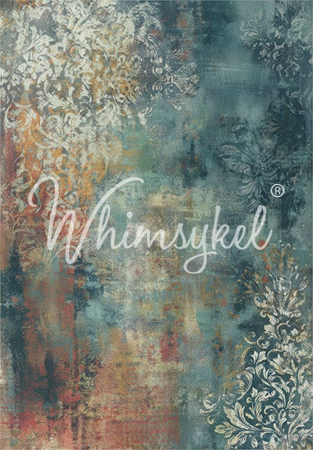 Whimsykel Designs : Decoupage Paper : Winter Patina 21x29"