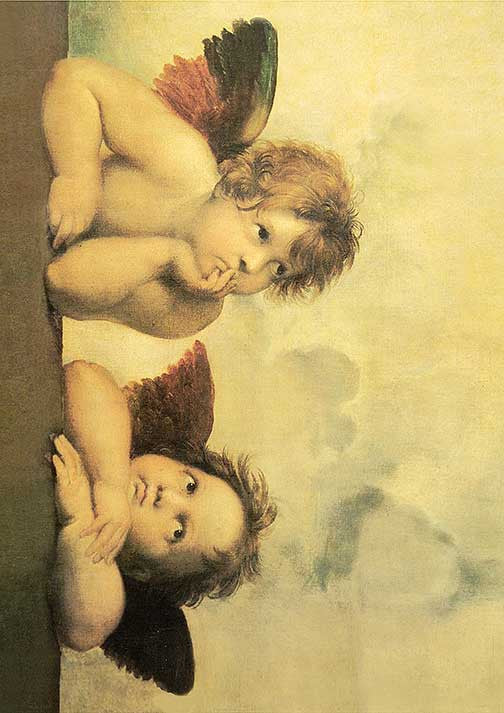 Paper Designs - Raphael Cherubs A4 Rice Paper