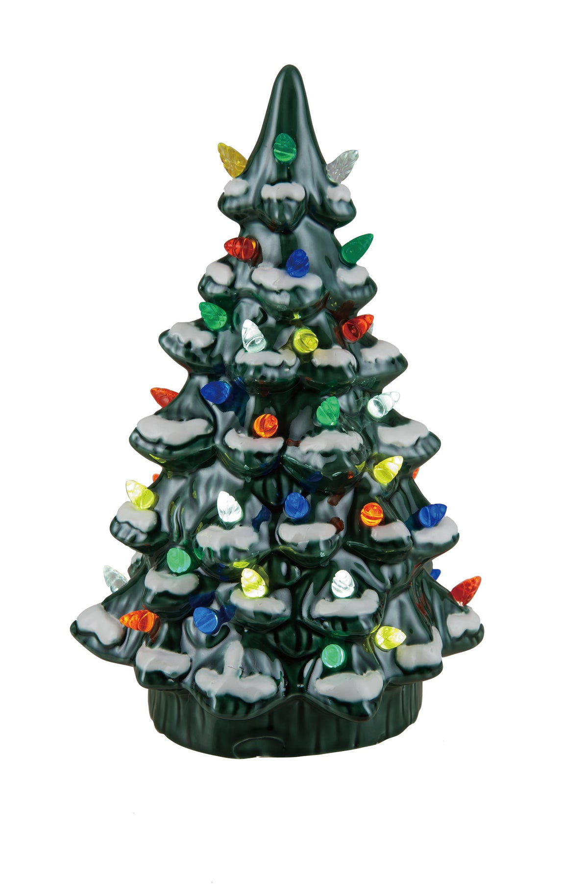 11.75" Ceramic Light Up Tree
