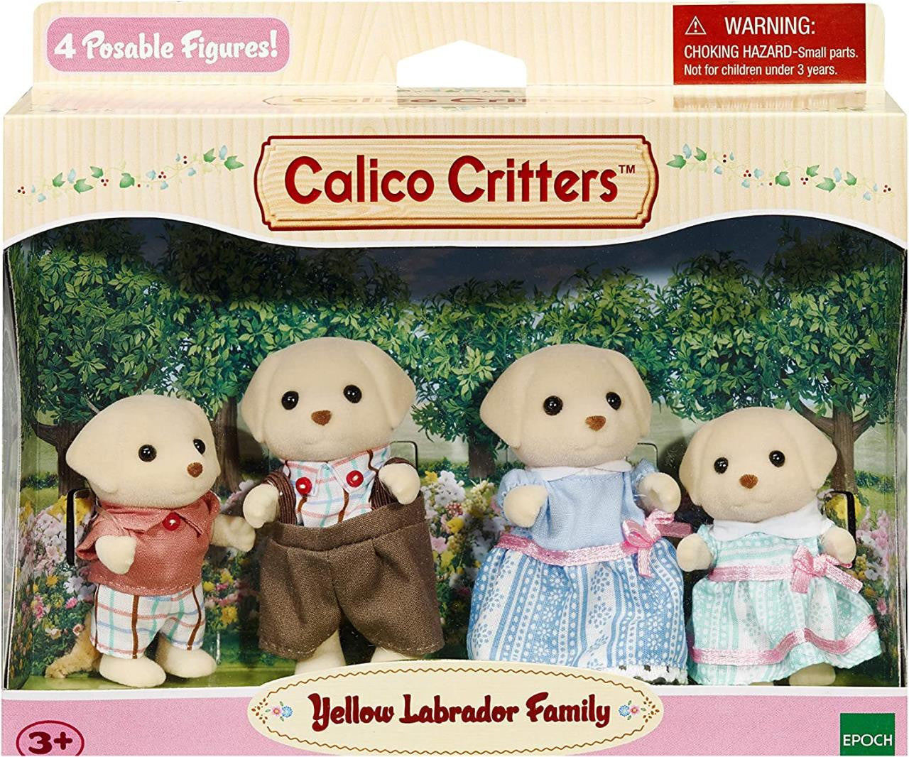 Calico Critter ~ Yellow Labrador Family