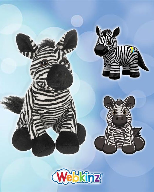 Webkinz Zebra 8.5"