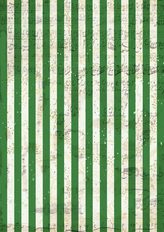 Decoupage Queen - Elle J Goods, Wintergreen Strips A4 & A3 Rice Paper
