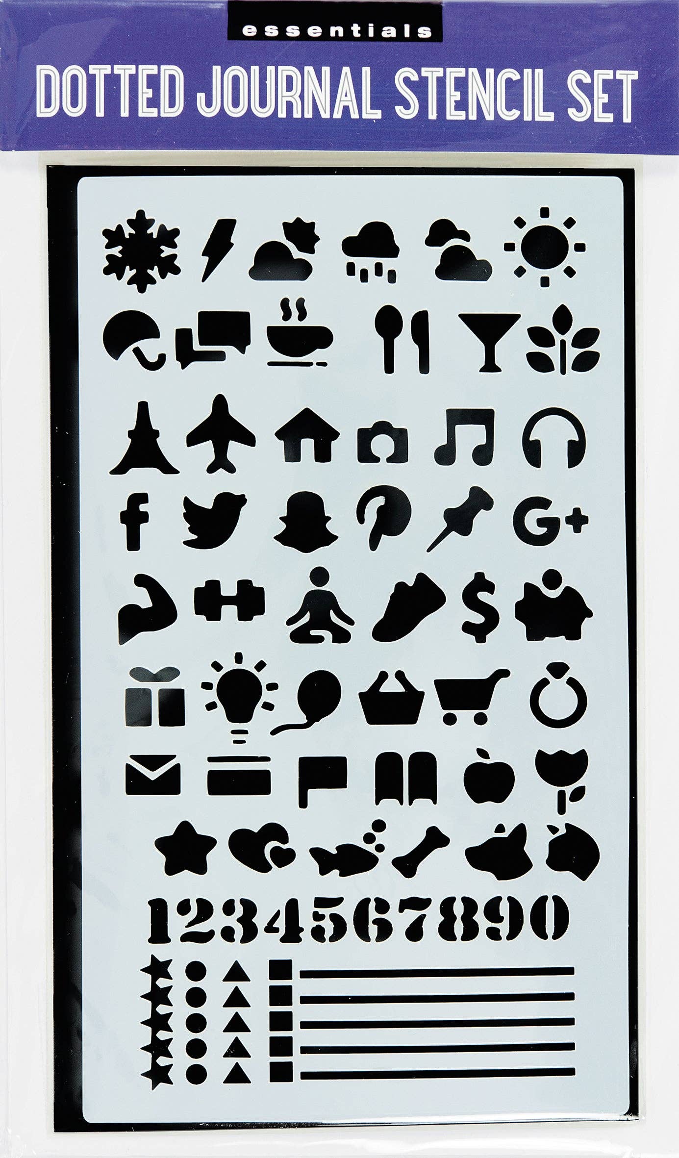 Dotted Journal Stencil Set