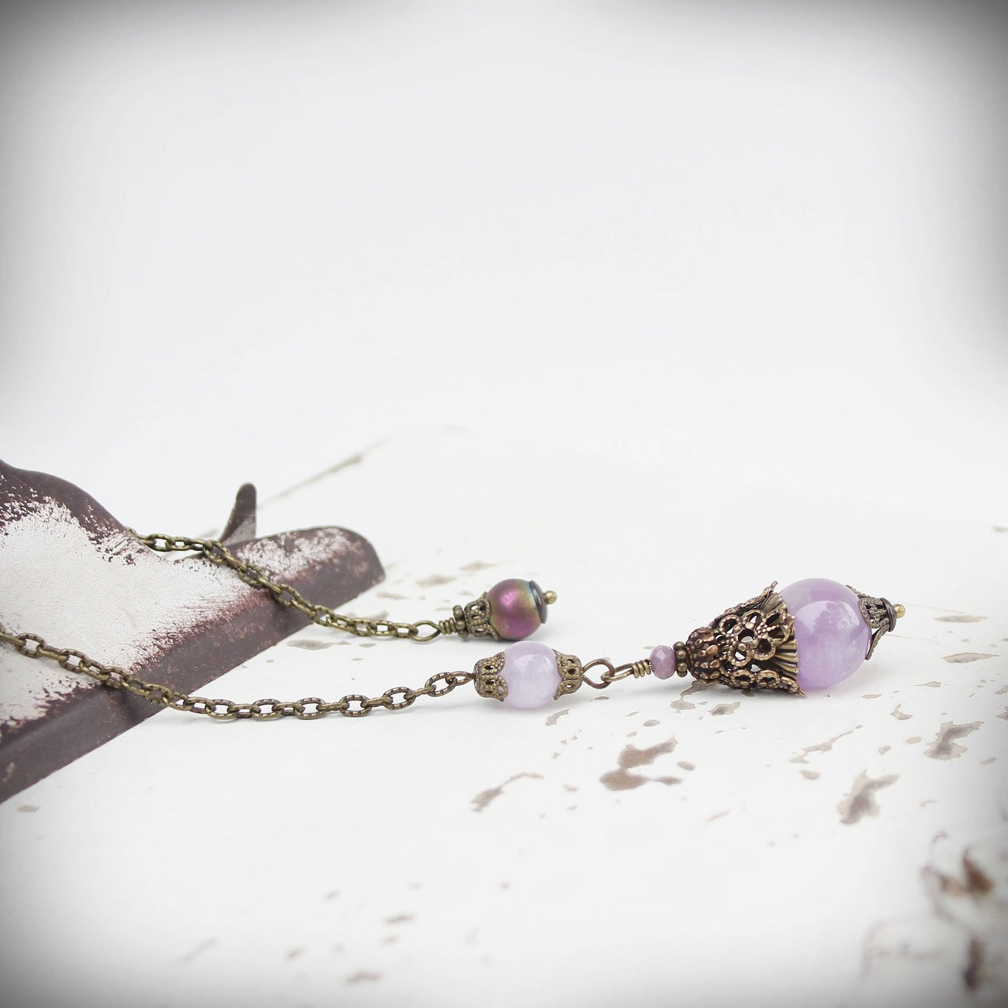 Circa 1890 - Lavender Amethyst Jewelry Pendulum | Manifestation