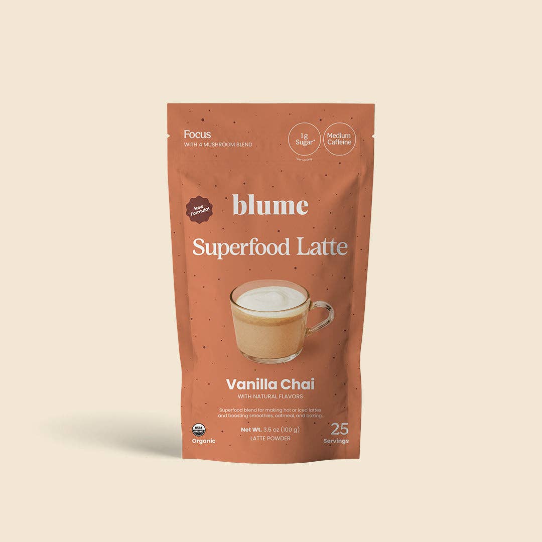 Blume Superfood Latte Powder Vanilla Chai Blend