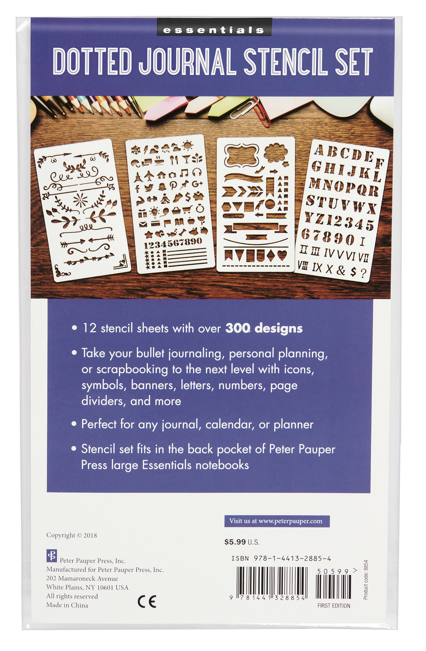 Dotted Journal Stencil Set