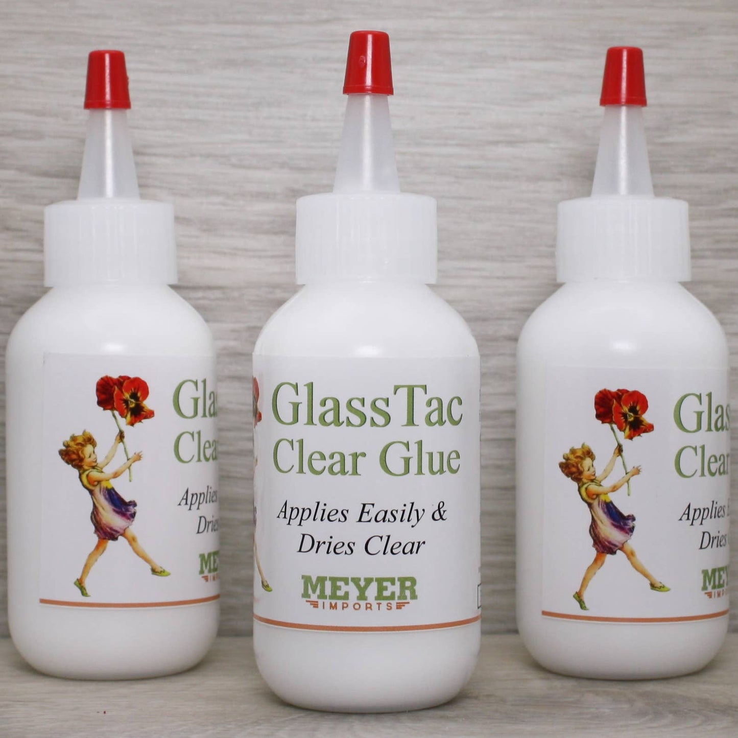 Meyer Imports : Glass-Tac Clear - Glass Glitter Glue - 2oz Bottle