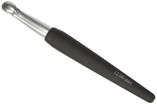 KNITPRO Crochet 12.00mm Soft Feel Handle Silver