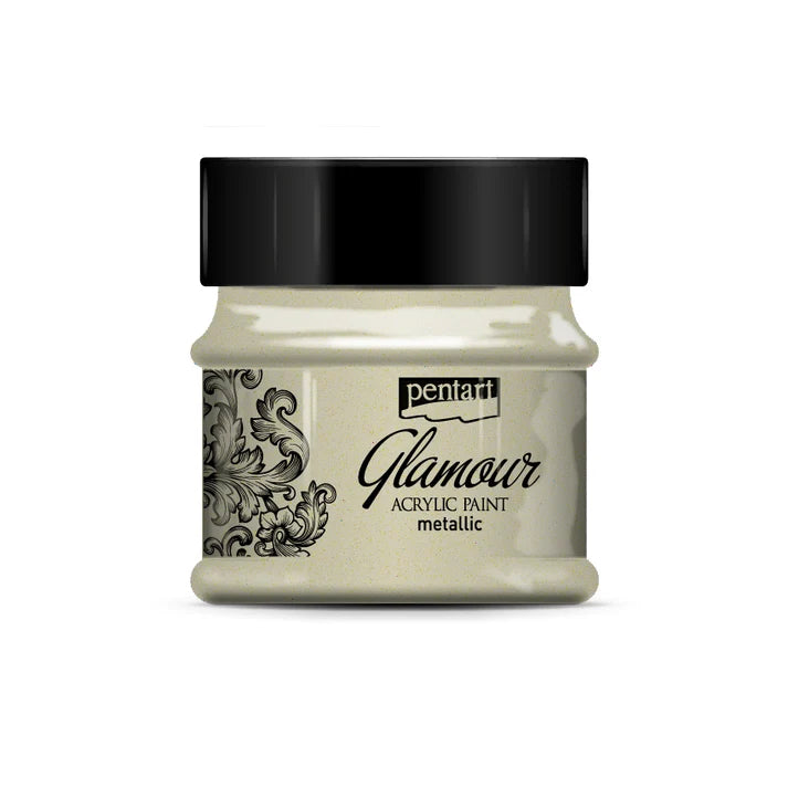 Pentart : Glamour Metallic Acrylic Paint - Colour Variety 50ml