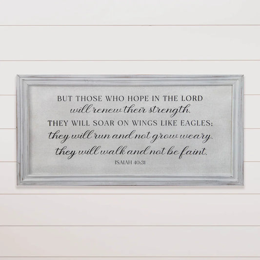 Isaiah 40:31 Sign