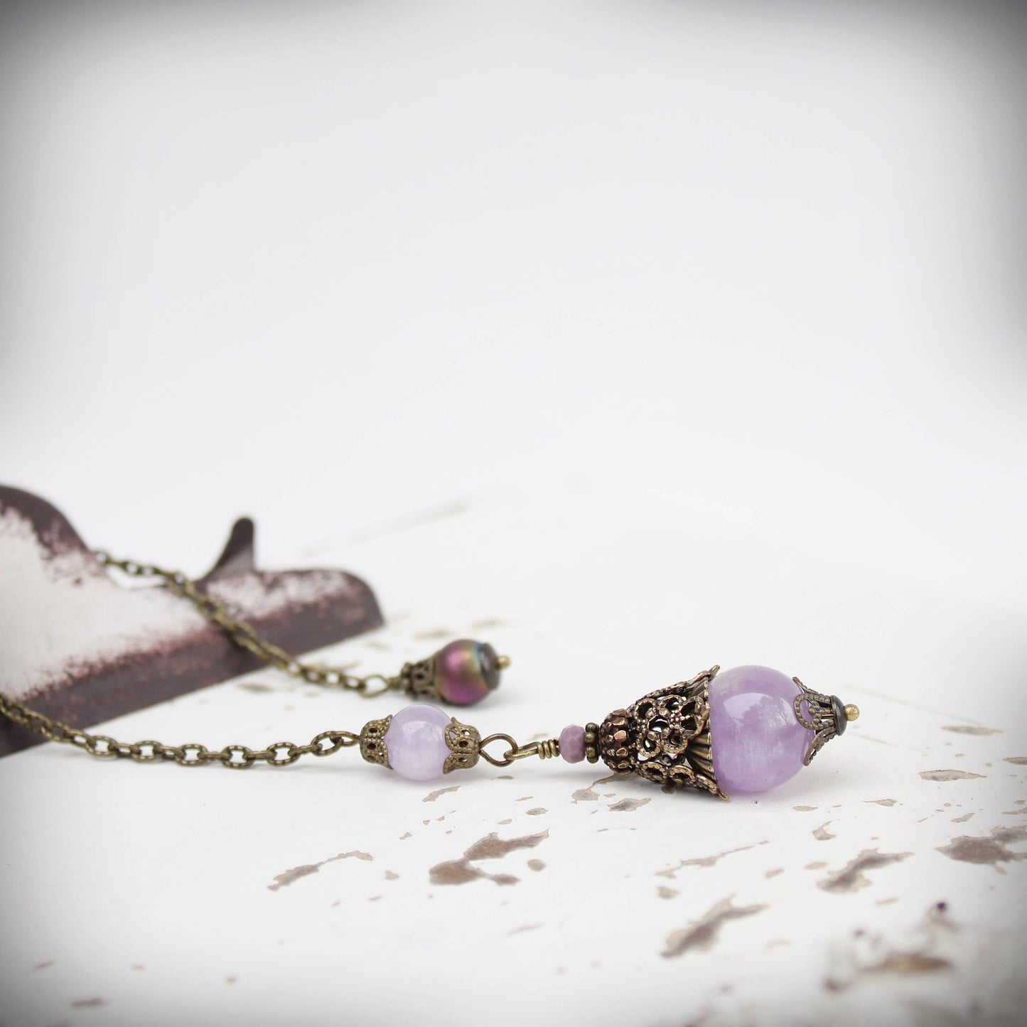 Circa 1890 - Lavender Amethyst Jewelry Pendulum | Manifestation