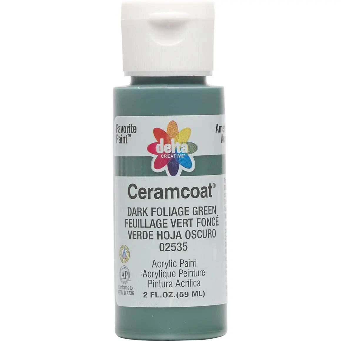 Delta Ceramacoat Matte Acrylic Paint 59 ml - Colour Variety