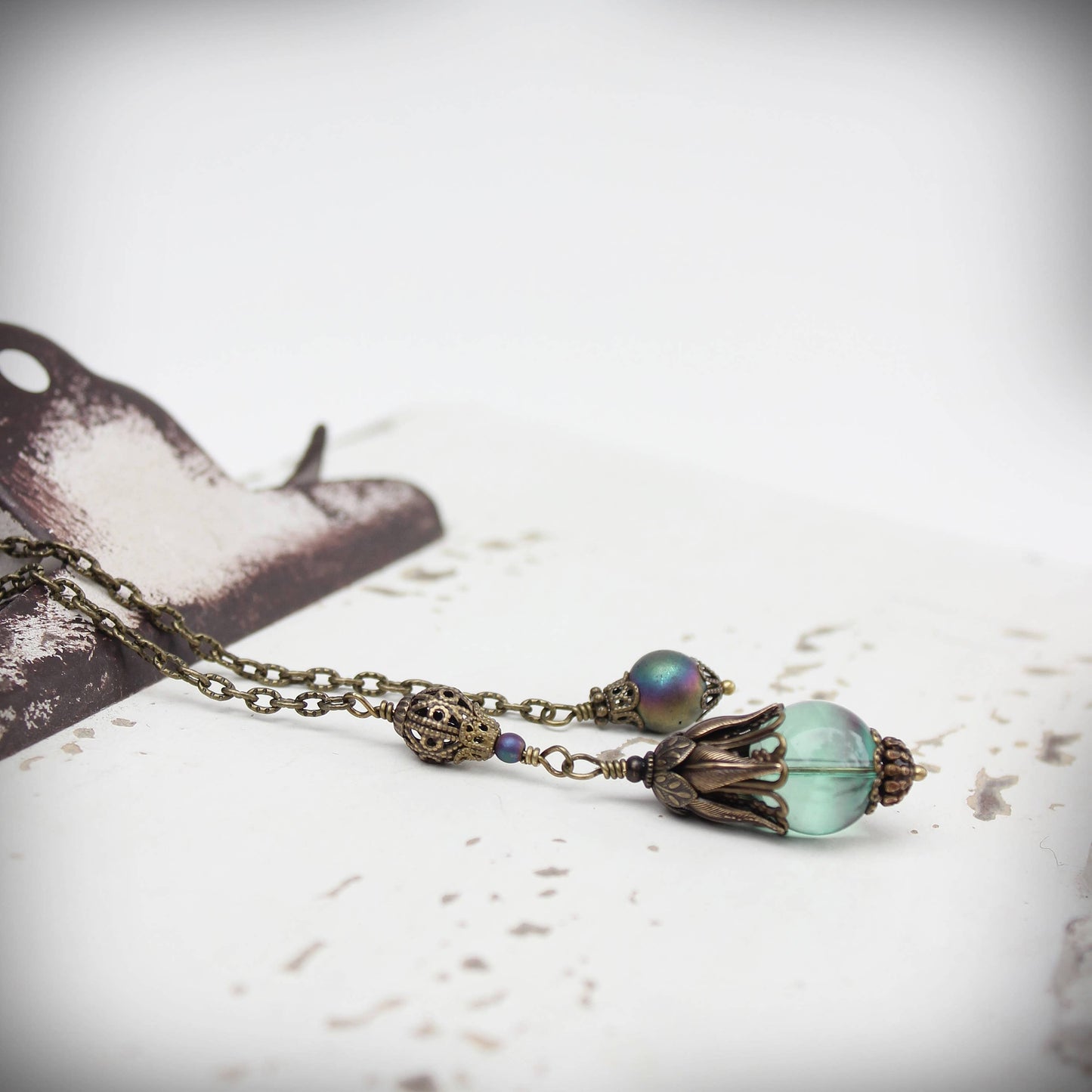 Circa 1890 - Vintage Style Fluorite Jewelry Pendulum | Intuition—Clarity