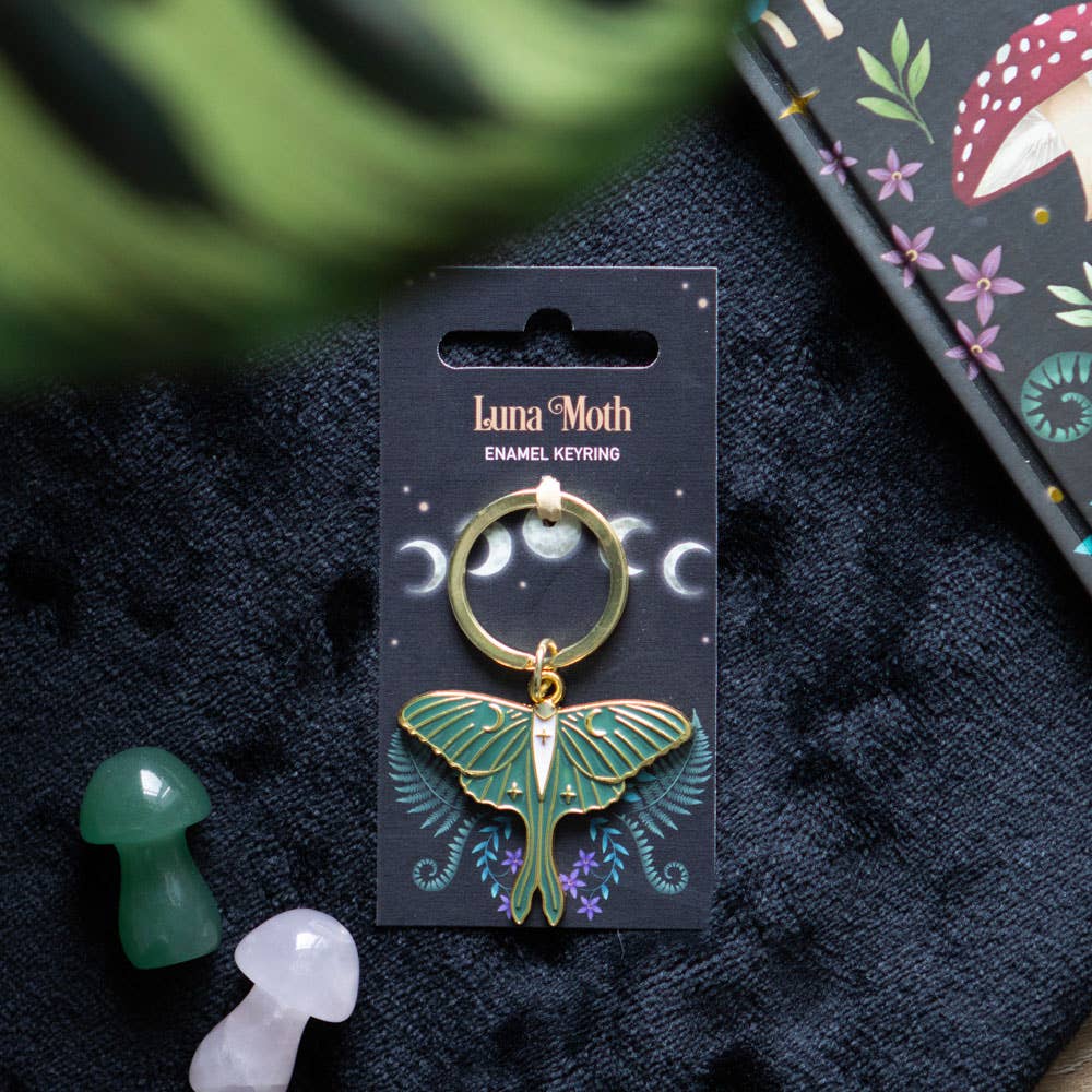 Something Different : Luna Moth Keyring