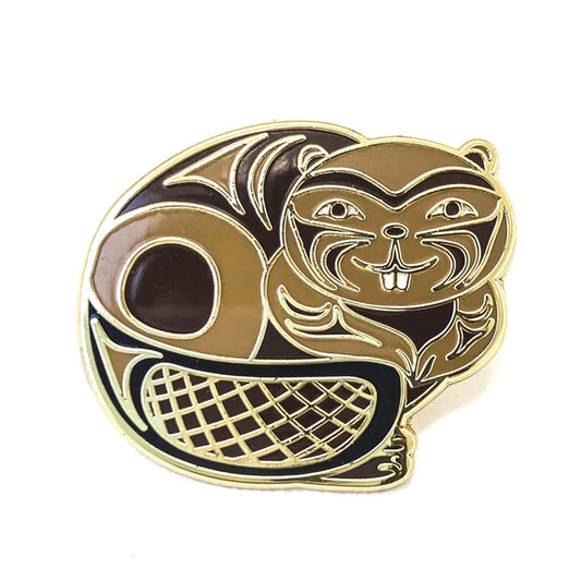 Native North West - Beaver Enamel Pin