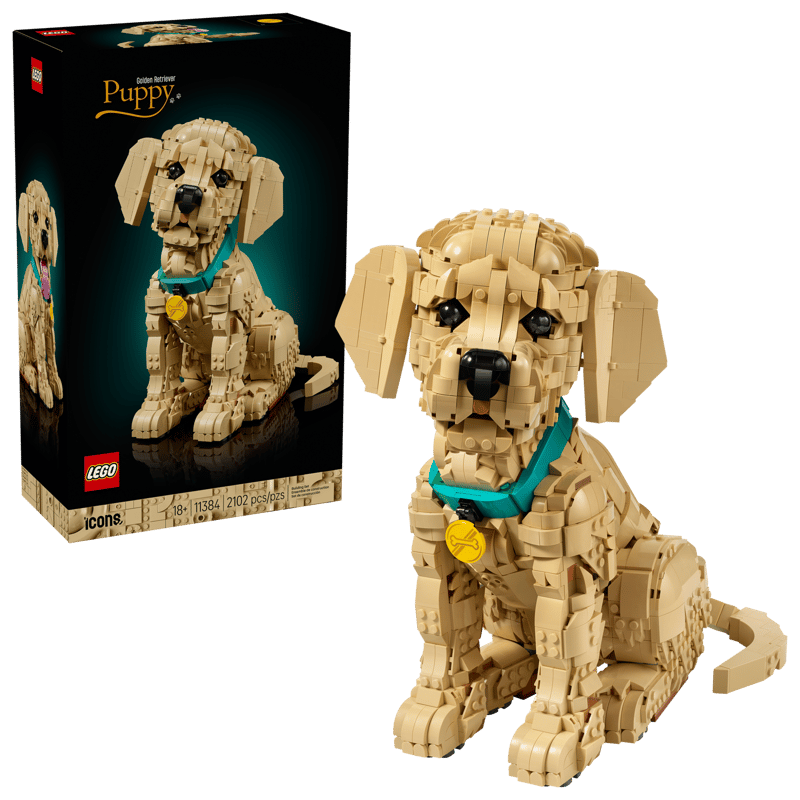 Lego Icons :  Golden Retriever
