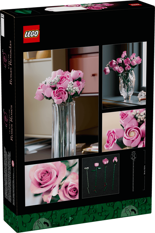 Lego Botanical : Bouquet of Pink Roses