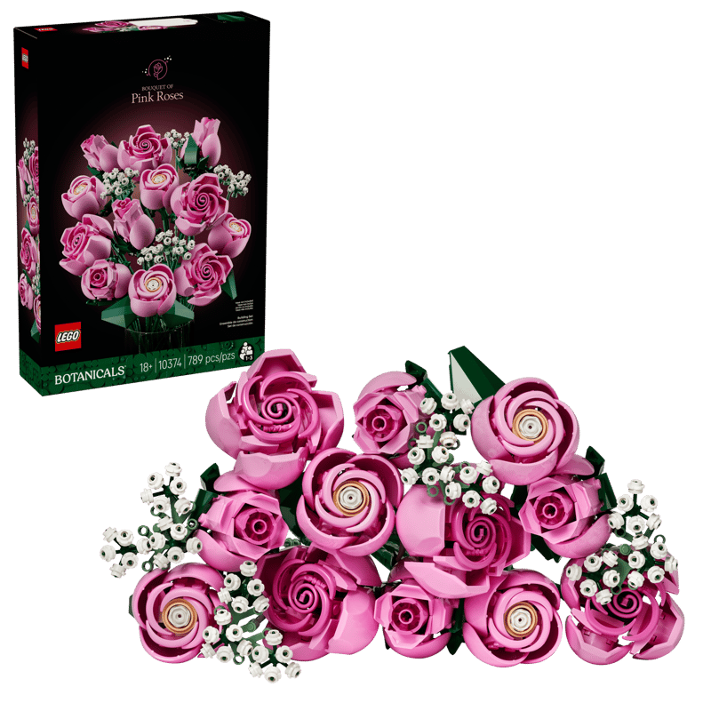 Lego Botanical : Bouquet of Pink Roses