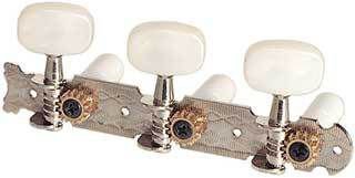 Profile #JC58NI - 3 Side Nylon Plastic Button for Classical Guitars