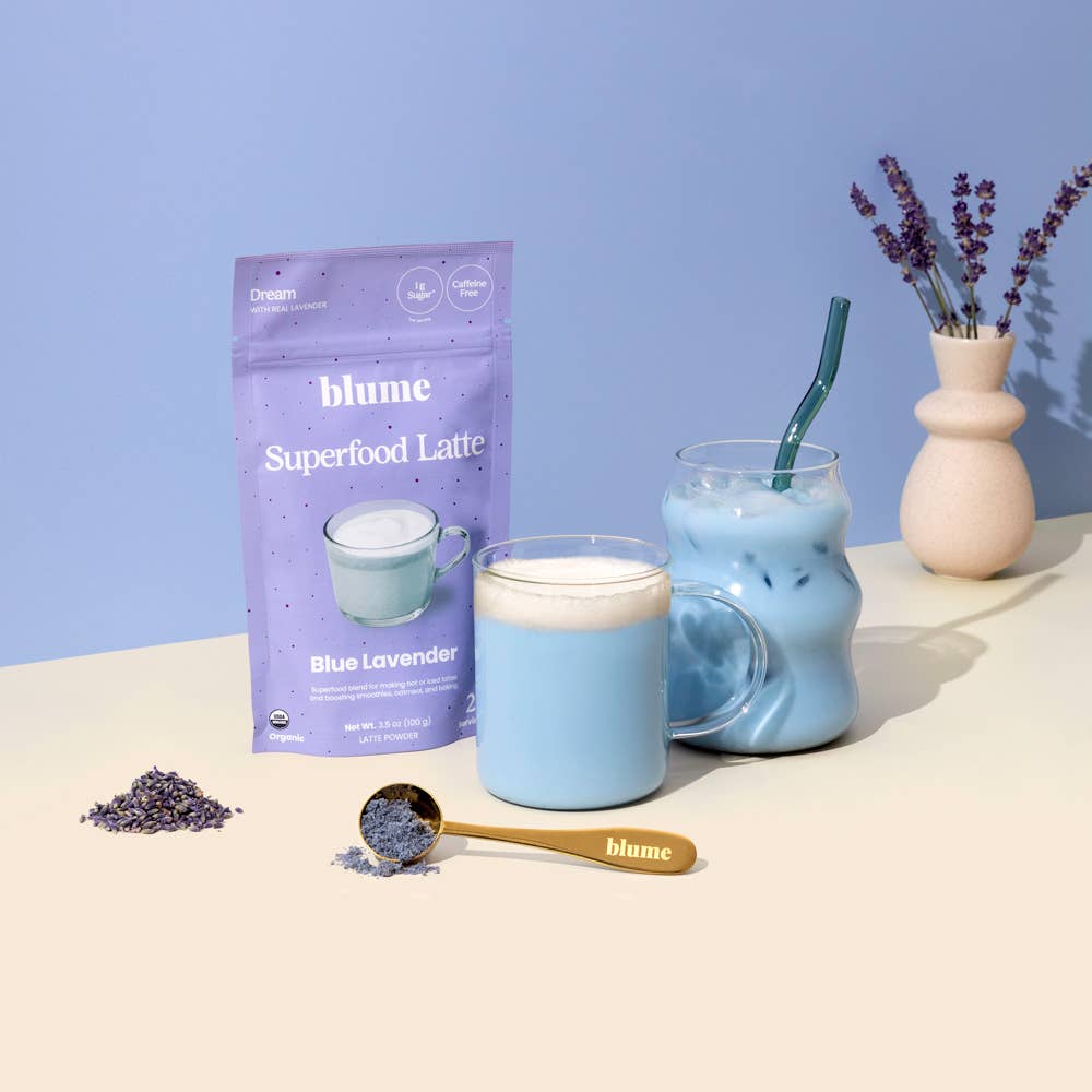 Blume : Superfood Latte Powder, Blue Lavender