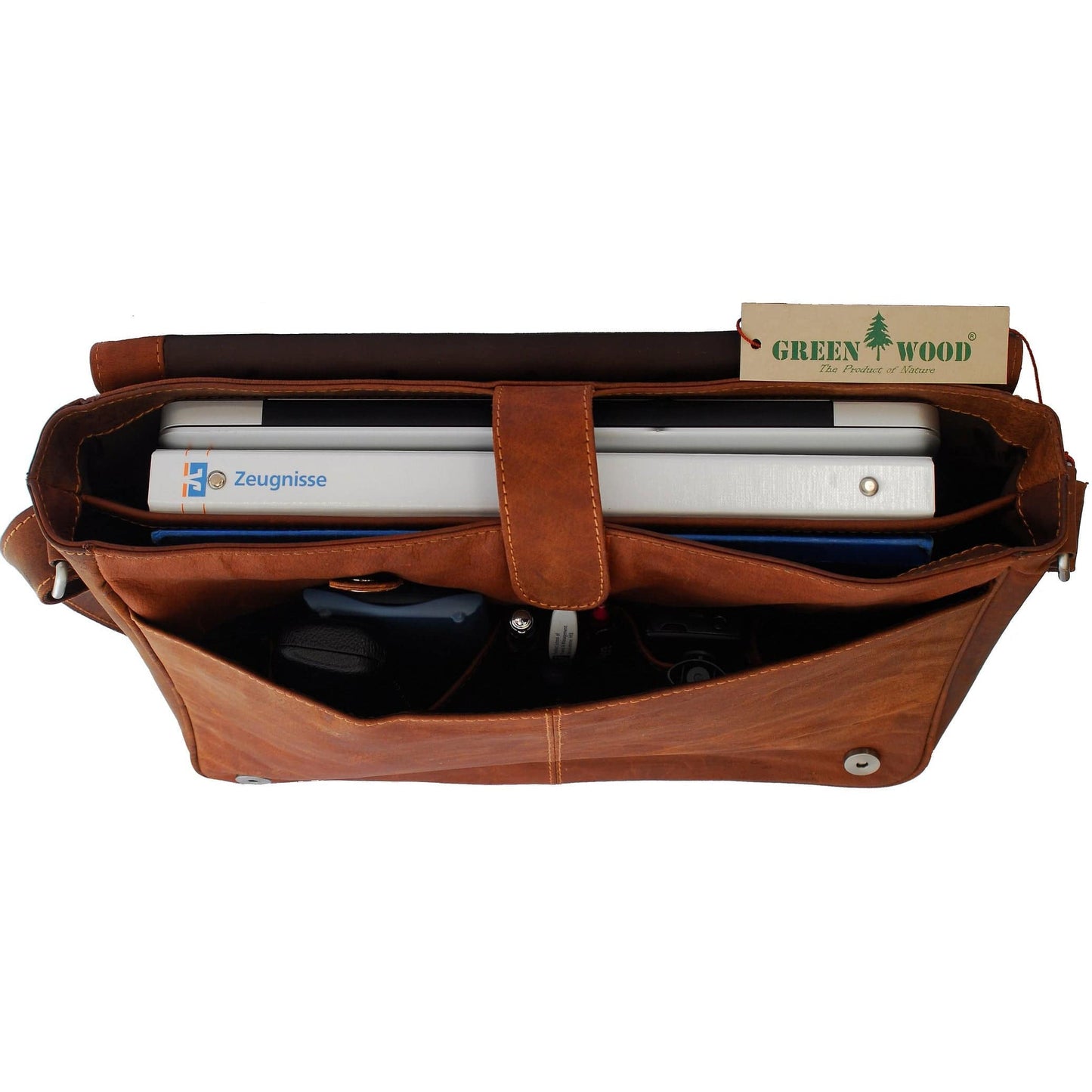 Greenwood Leather - Leather Laptop Bag Richard