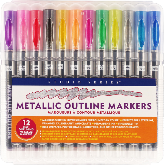 Peter Pauper Press - Studio Series Metallic Outline Markers