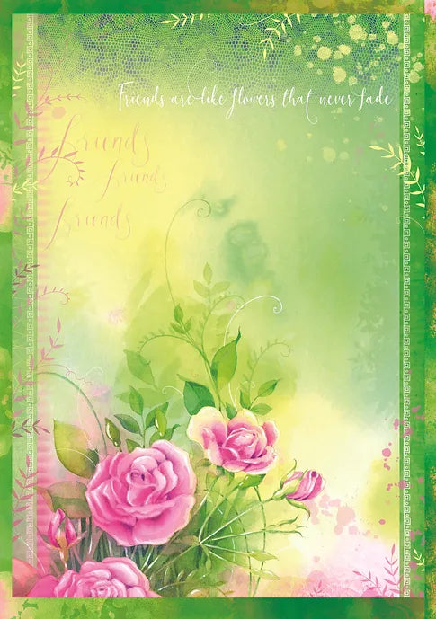 Pink Ink Designs - Garden Rose, 3 designs - 2 of each, 1 pack