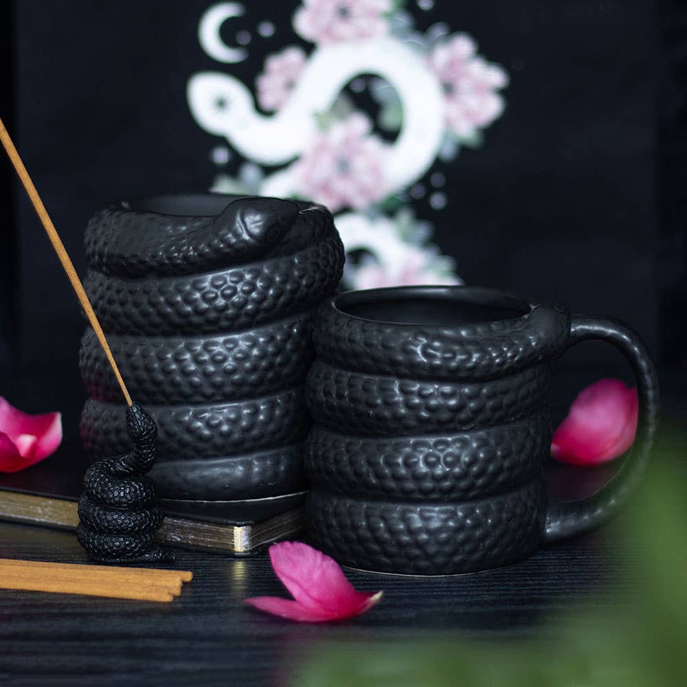 Something Different : Black Snake Incense Stick Holder