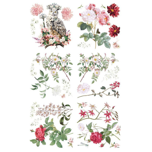 Hokus Pokus - Decor Transfer - Large 6 Sheets - The Queen 12.4x11.8"