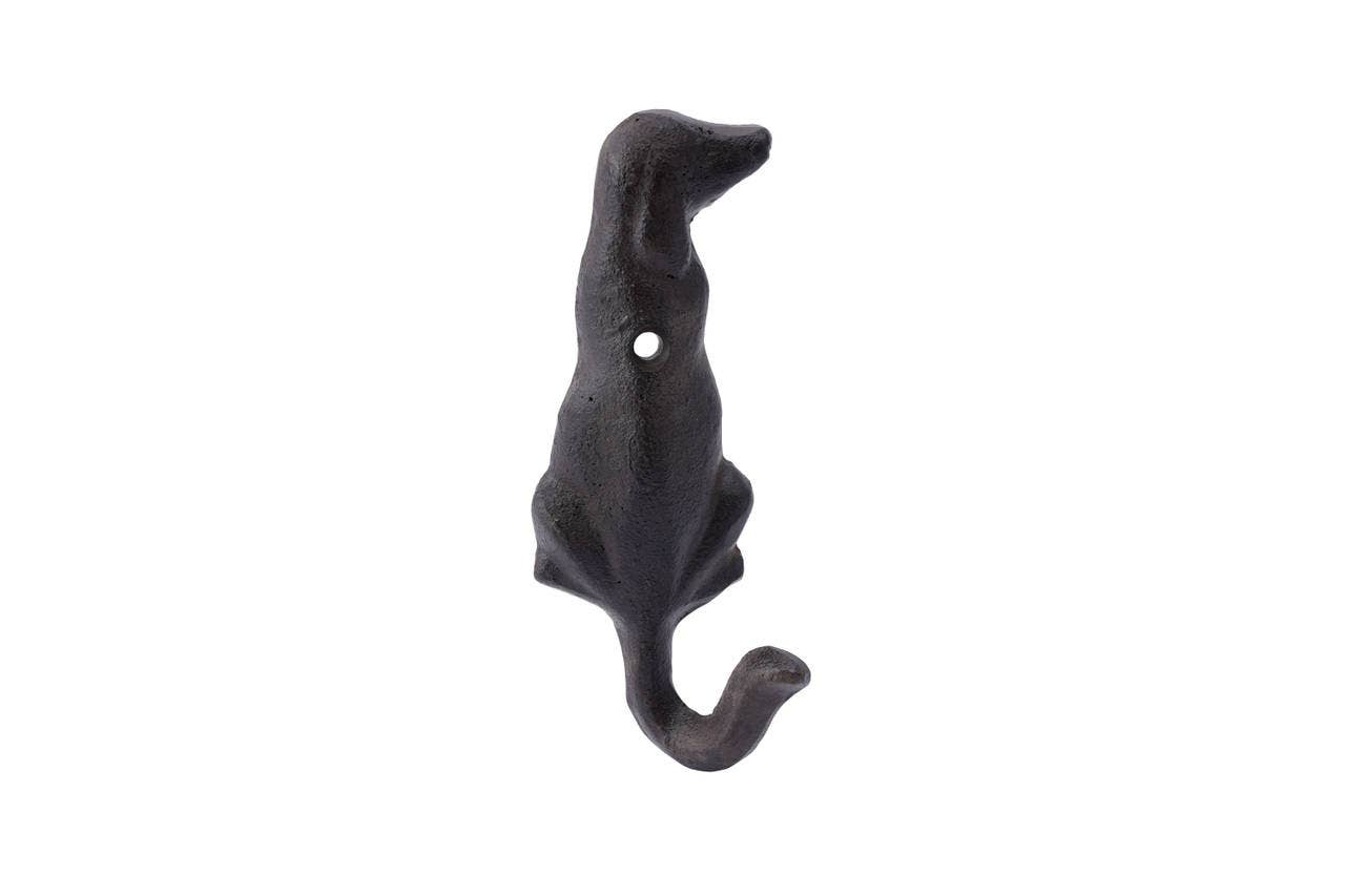 CGB Giftware : Cast Iron Back of Dog Tail Wall Hook