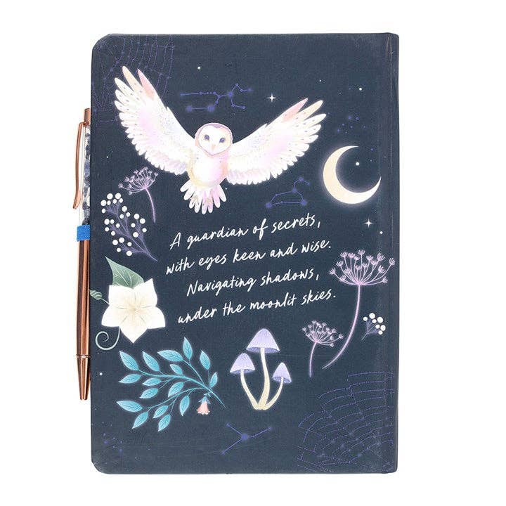 Something Different : Night Owl Journal with Sodalite Pen