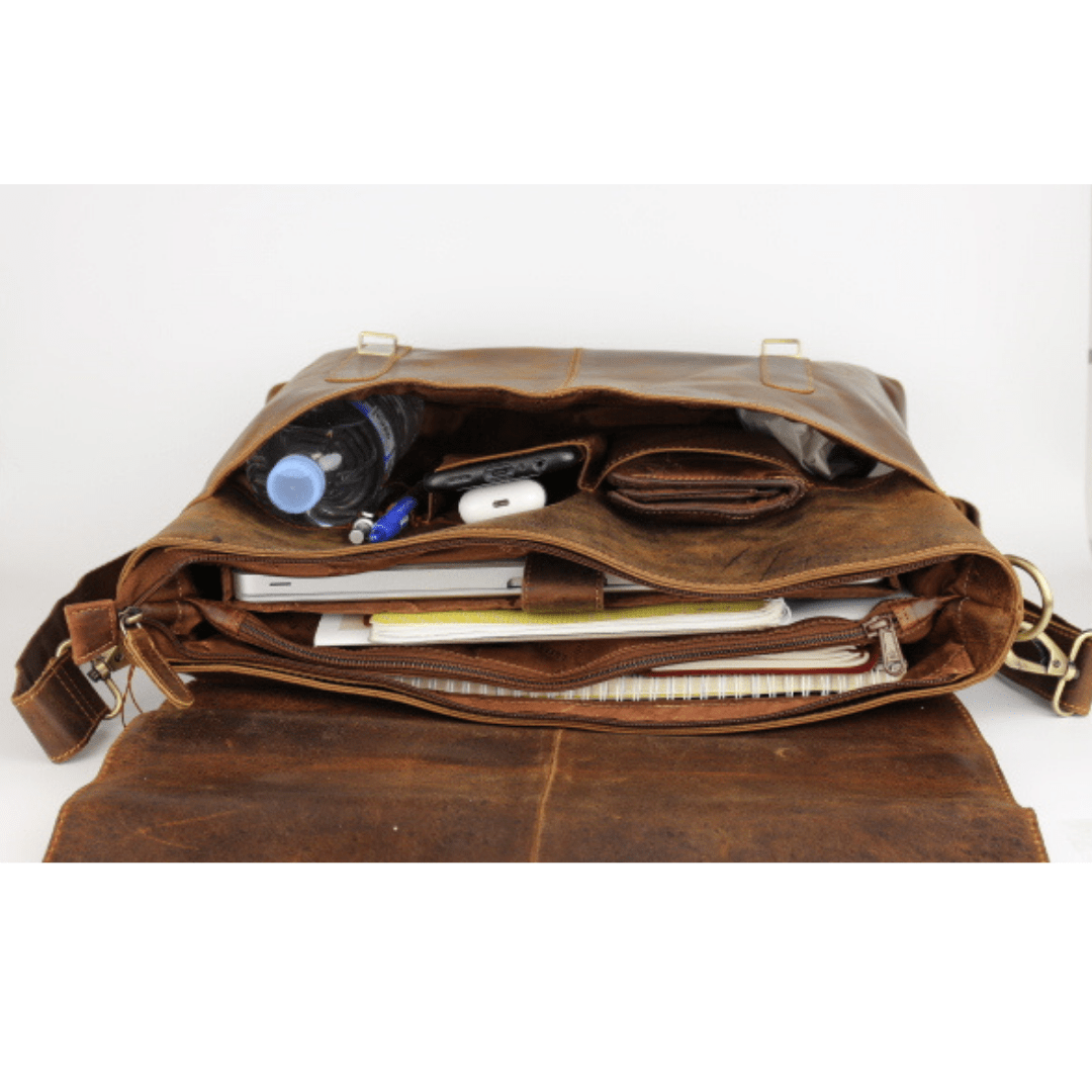 Greenwood Leather - Leather Laptop Bag Portland