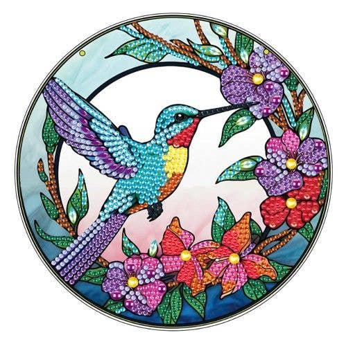 Diamond Brands - Sparkle Hummingbird Diamond Art Tabletop Decoration